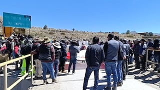 Arequipa: comuneros protestan contra minera Buenaventura y exigen recuperar fuentes de agua