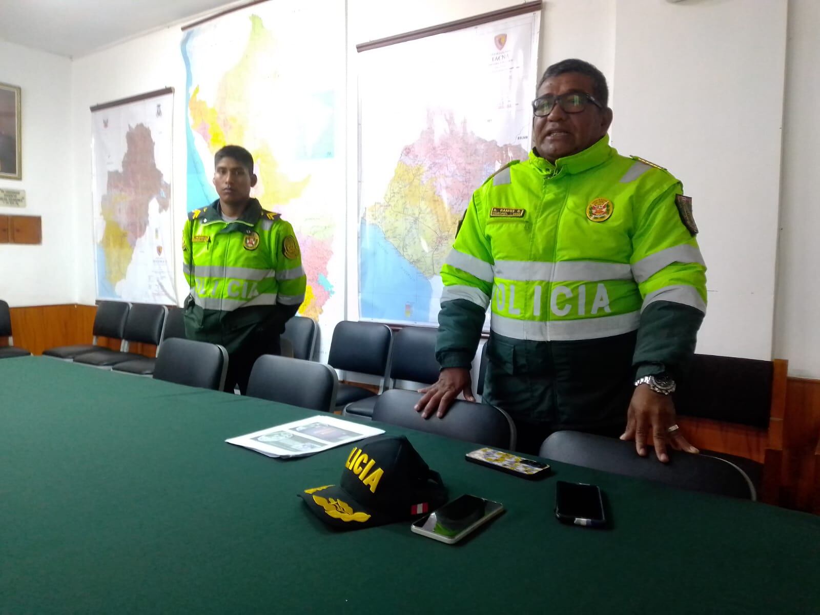 Conferencia de la Policía para dar a conocer las intervenciones realizadas en agosto. (Foto: Adrian Apaza)