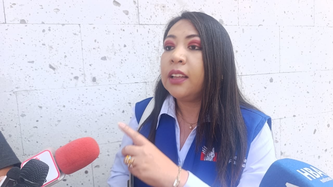 La titular de la Defensoría del Pueblo en Arequipa, Andrea Sarayasi cuestionó el plan de Trabajo de Defensa Civil (Foto: Álvaro Figueroa)