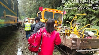 Machu Picchu: Se retoma el servicio de tren tras choque en la vía férrea