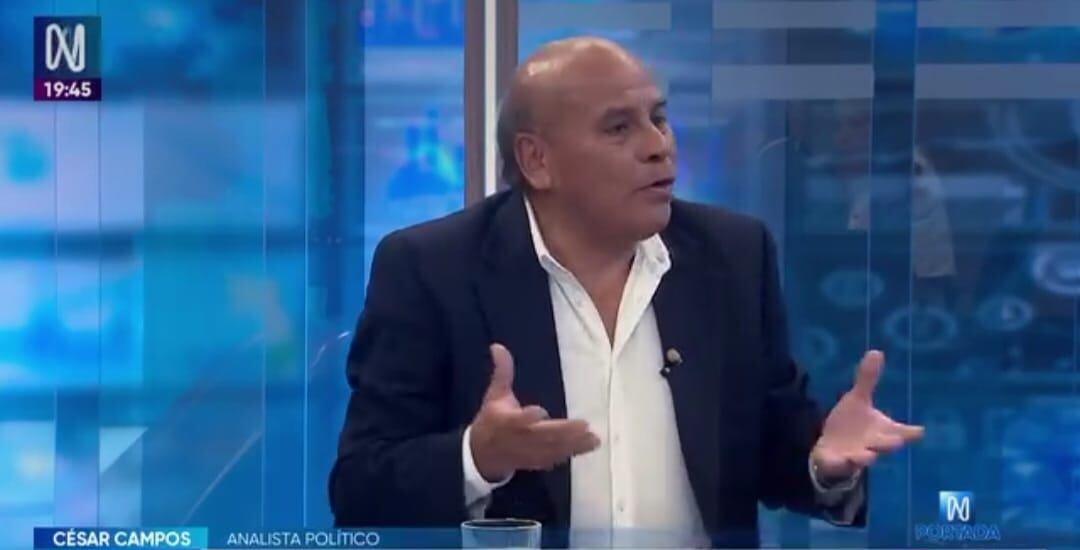 Para el analista político César Campos, a lo largo de los últimos años, la izquierda se ha encargado de fabricar una narrativa para generar enfrentamientos. (Foto: captura Canal N)