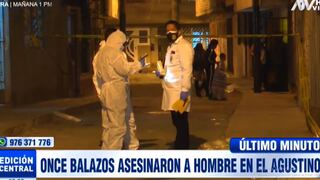 Sujetos en moto interceptan y asesinan a balazos a un hombre en El Agustino