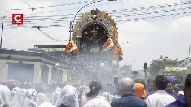 Señor de los Milagros: Cuarto recorrido procesional en el Cercado de Lima (Fotos: César Campos/GEC)