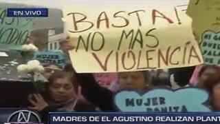 ​#NiUnaMenos: Vecinos del Agustino realizan marcha por incremento de feminicidio