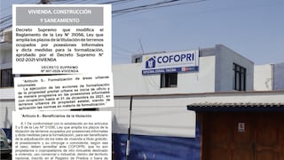 Tacna: Cofopri aplica nueva ley de formalización de predios urbanos