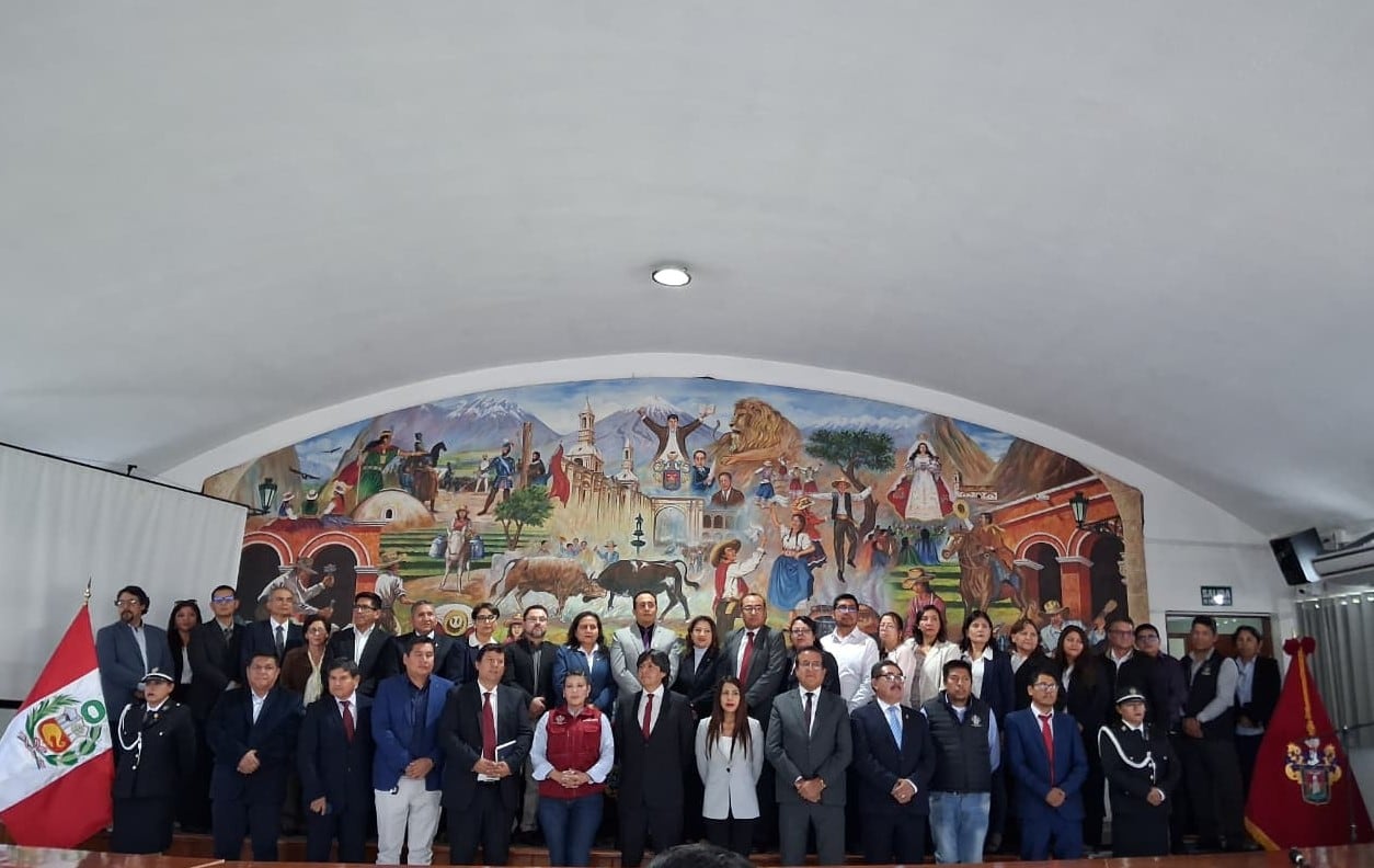 Municipalidad de Arequipa presenta a nuevos gerentes y funcionarios. (Foto: Flor Barrios/@photo.gec)
