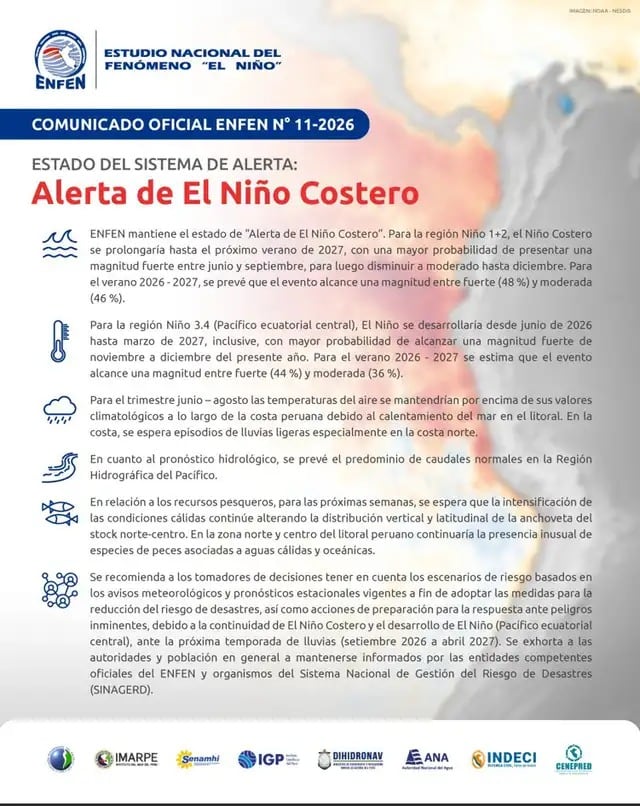 Comunicado ENFEN.