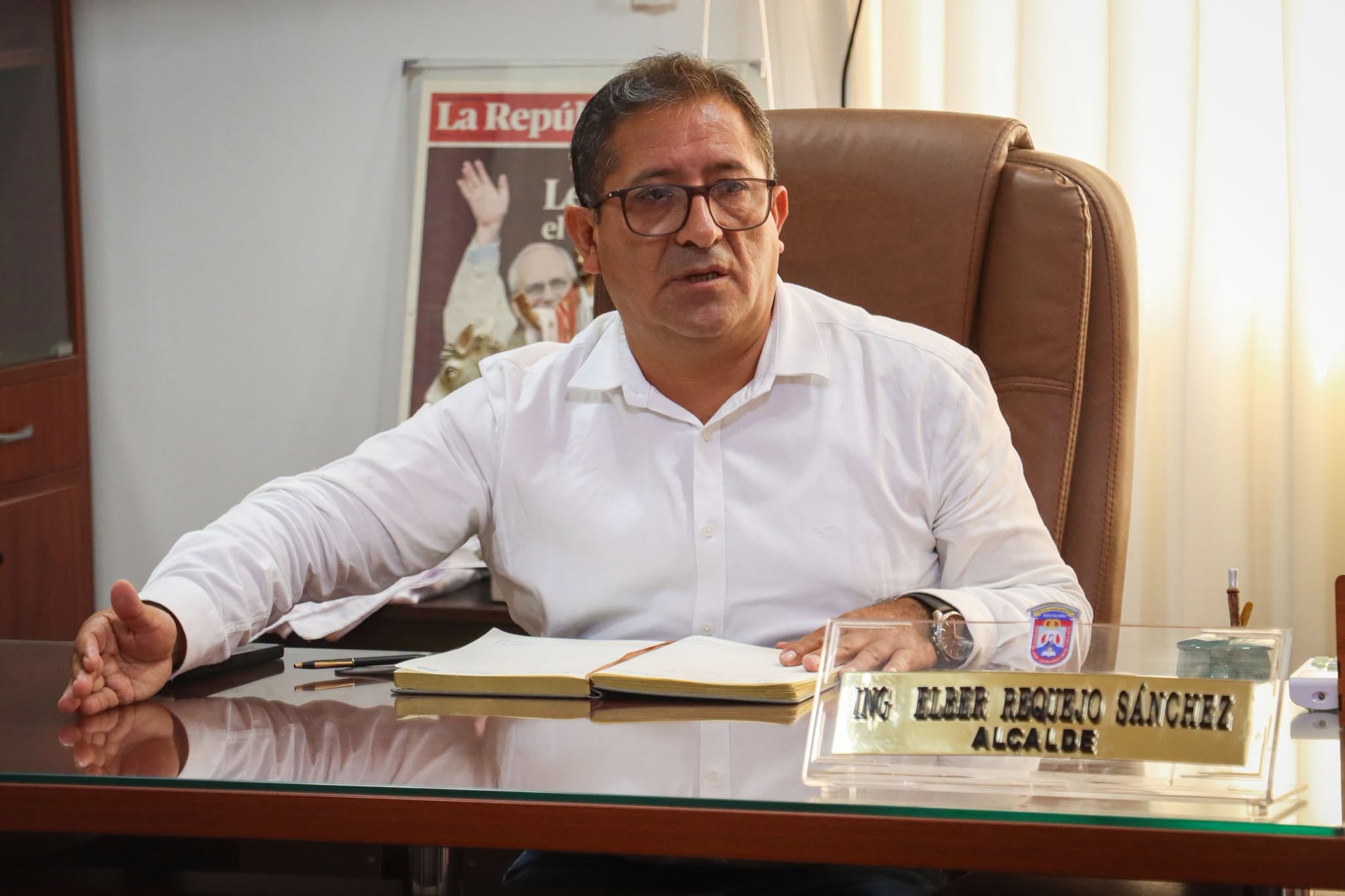 Elber Requejo, virtual burgomaestre de Chiclayo y exalcalde de JLO, deslinda de irregularidades.