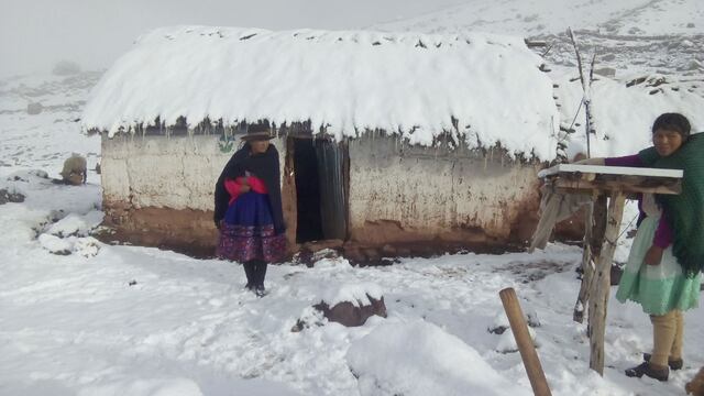 Cuatro provincias ayacuchanas ya sufren por bajas temperaturas