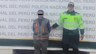 Policías detienen al “Monstruo del Citaq” en Huancavelica