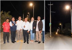 Pisco: inauguran alumbrado público en el centro poblado Nuevo Belén tras 20 años de espera