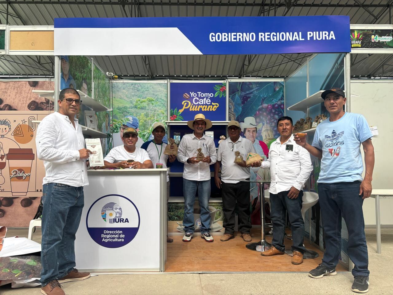Caficultores piuranos participaron en feria del café en Huánuco