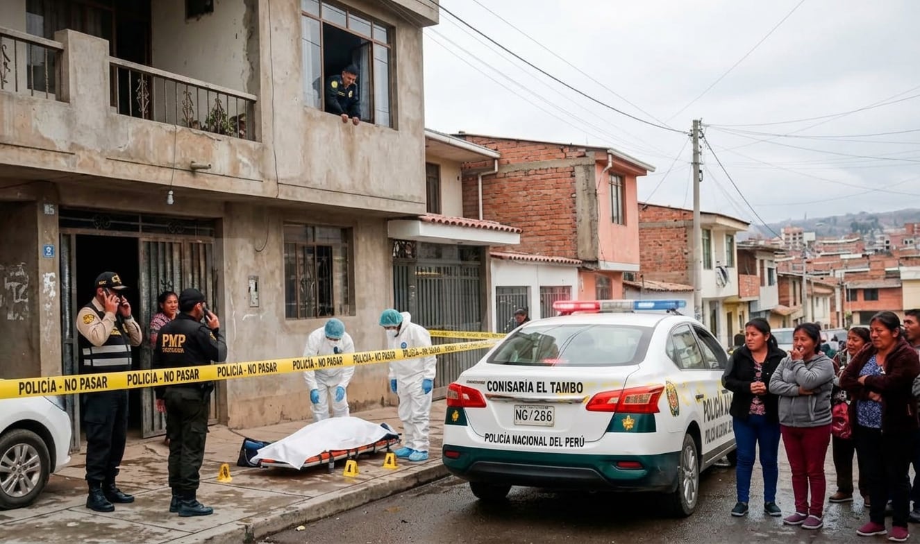 Huancayo: auxiliar de educación muere tras caer del tercer piso de una vivienda