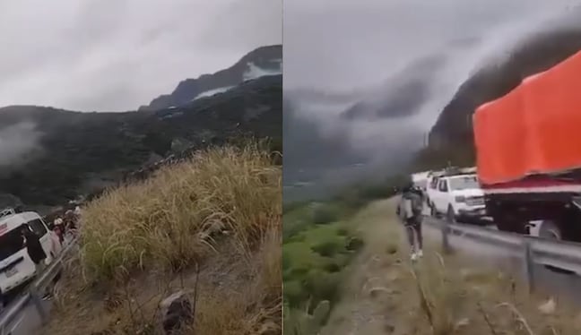 La caída de tierra y piedras ocurrió en el sector Pachachaca durante la madrugada. No se han reportado heridos ni víctimas.