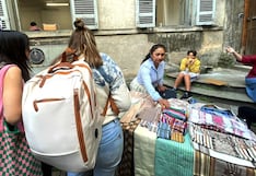 Tejedora piurana Fedima Chinchay conquistó espacios culturales en Europa