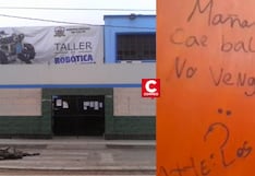 Alerta en colegios del Callao: aparecen pintas con amenazas de ataques armados