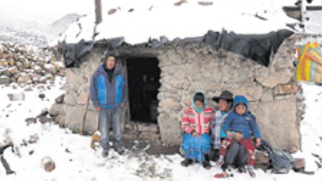 Zonas altas de Arequipa afectadas por bajas temperaturas