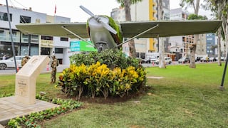 Inauguran plaza Aviación en San Borja para rendir homenaje a héroes nacionales