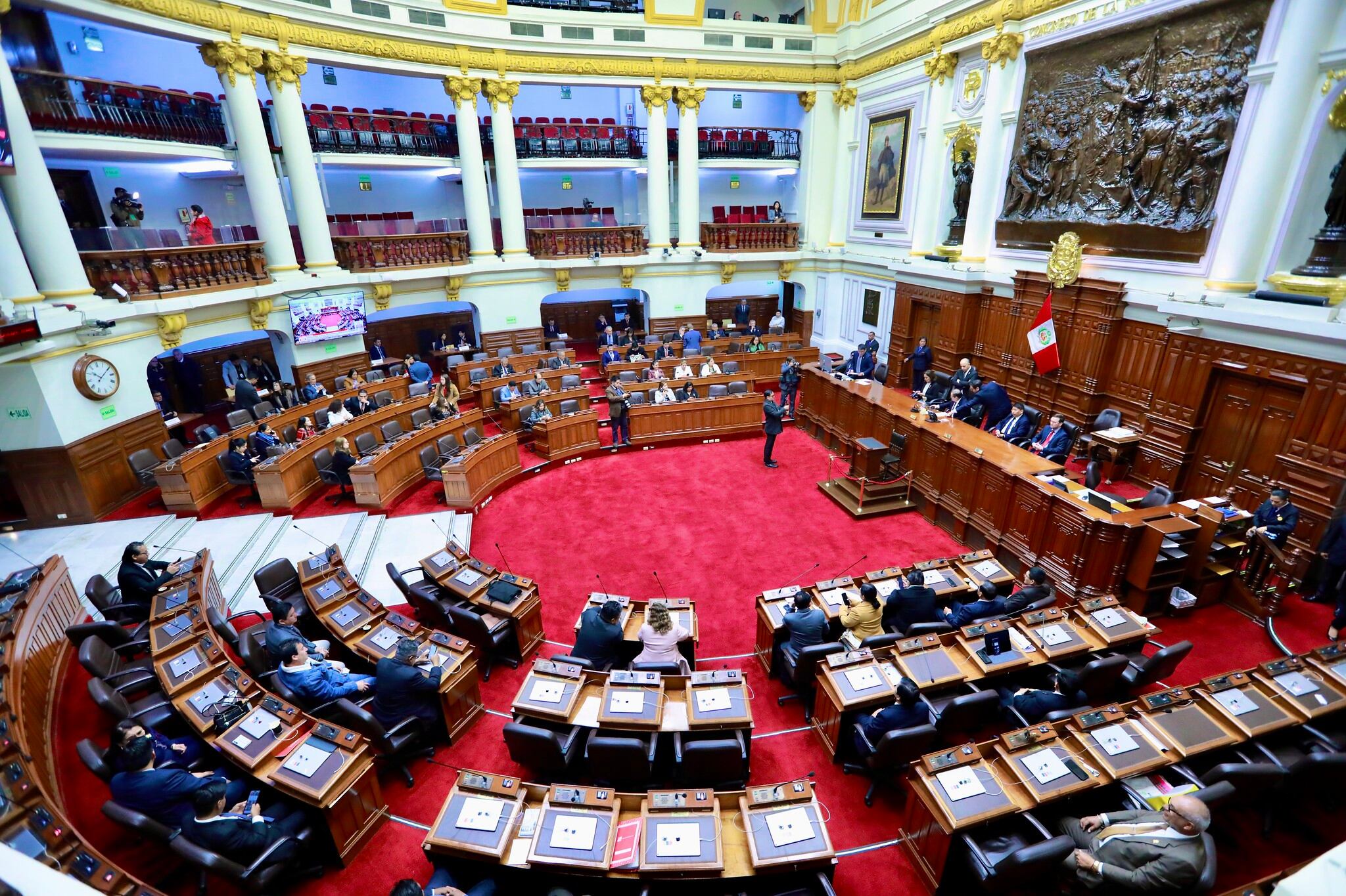 El Congreso de la República demandó a Venezuela transparentar documentos para acreditar resultados electorales. (Foto: Congreso)