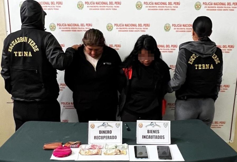 Policías de Grupo Terna sorprendieron a las féminas cometiendo hurtos y luego esas personas confesaron que son mamás