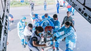 Huánuco: cinco quemados por explosión son trasladados a Lima