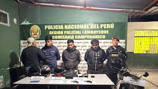 Chiclayo: frustran asalto a pollería y captura a tres integrantes de “Los Dealers de Cix”