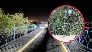 Dañan estructura del histórico puente Fierro en Arequipa