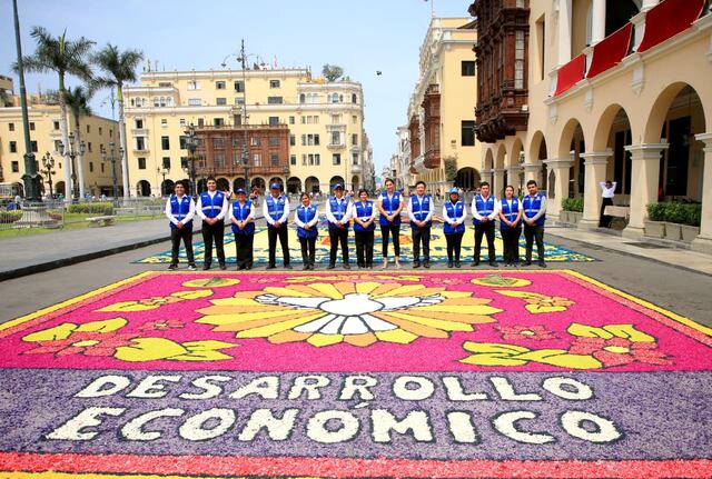 Lima celebró concurso de alfombras florales por Semana Santa (Fotos: César Bueno/GEC)