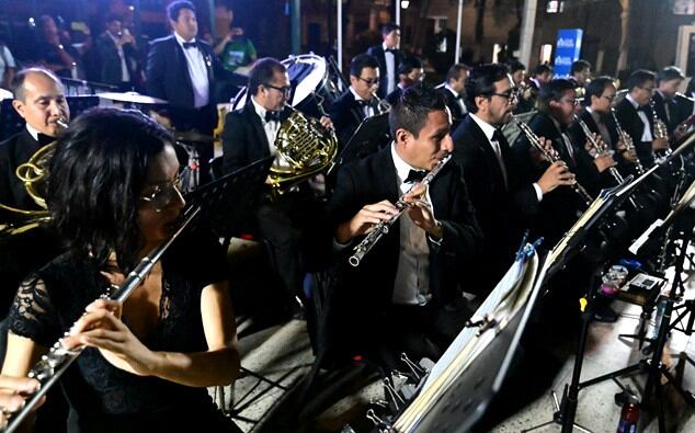 La Orquesta Sinfónica de Piura interpretó música de cine.