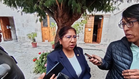 Norma Mamani, gerente general del Gobierno Regional de Arequipa. Foto: GEC.