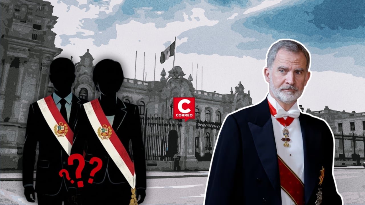 Rey Felipe VI podría viajar al Perú para la toma de mando del próximo presidente en julio. Composición: Diario Correo.
