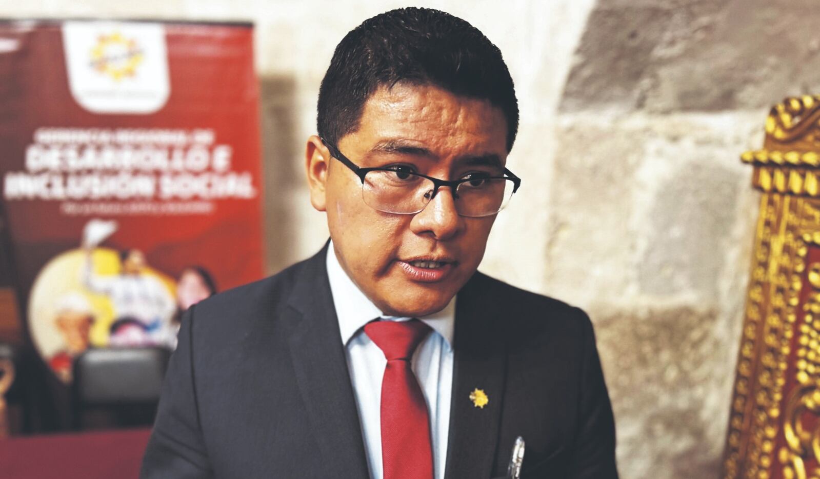 El Subgerente Regional de la Mujer, Franco Navarro. (Foto: GEC)