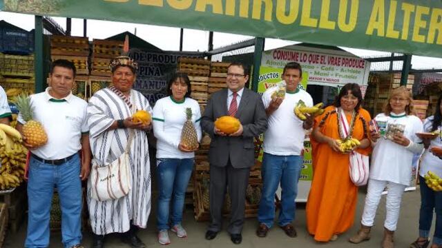 Comunidades nativas venden sus productos en Mercado Mayorista