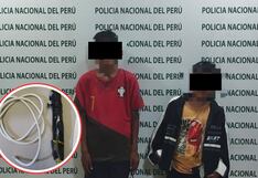 La Libertad: Policía retiene a dos menores que tenían una dinamita y carta extorsiva