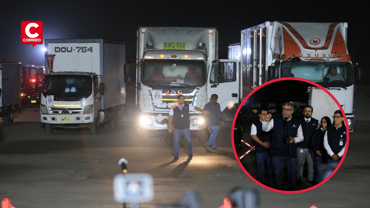 ONPE pone en marcha operativo logístico electoral desde Lurín. (Fotos: César Bueno @photo.gec)