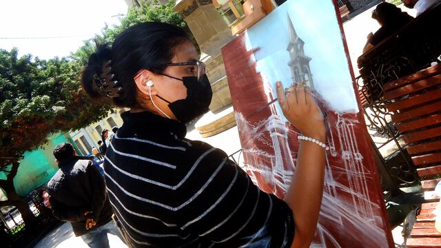 Piura: Concurso de pintura rápida en homenaje al insigne pintor Ignacio Merino por los 490 años de fundación