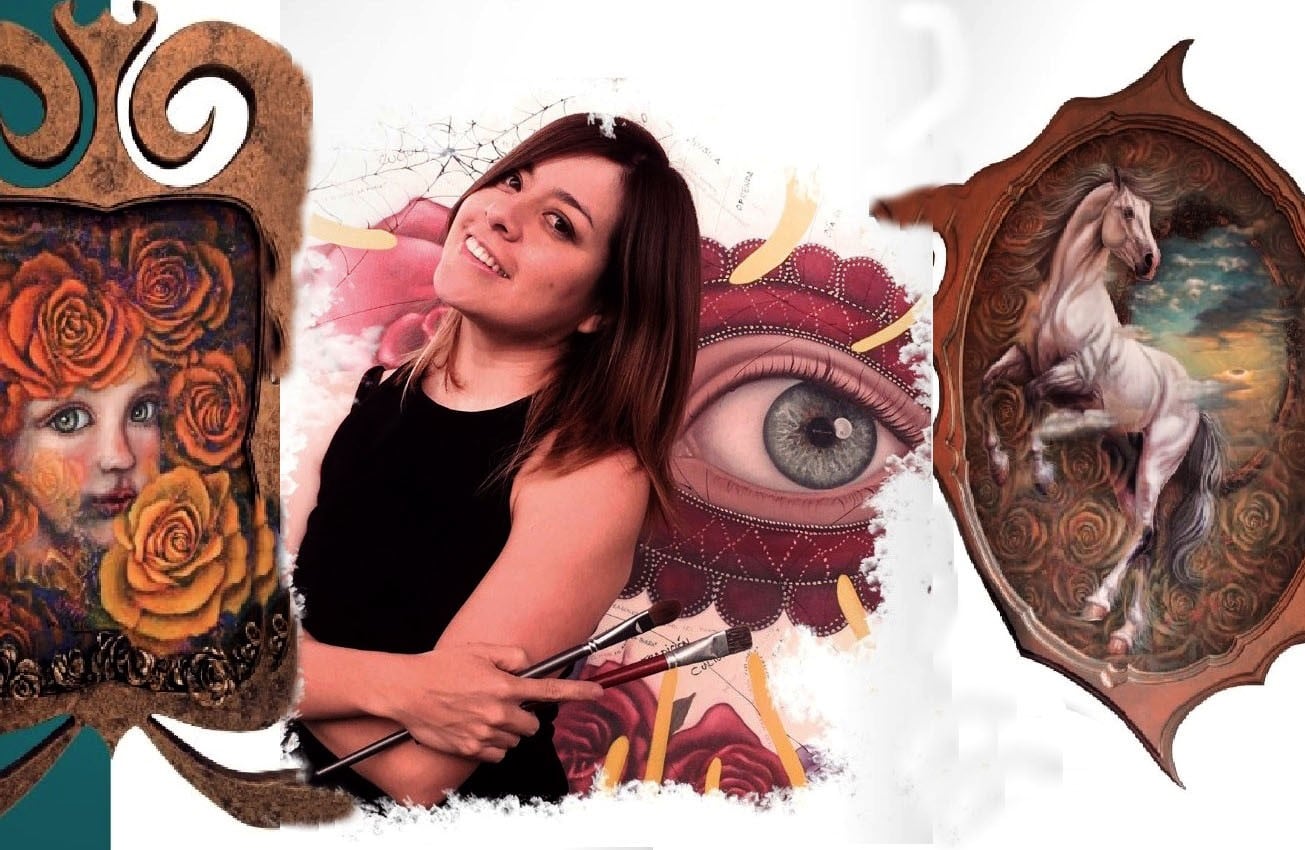 Artista cataquense expone exitosamente sus obras en Berlín.