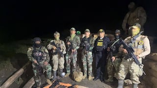 La Libertad: Delincuentes huyen y dejan abandonadas sus armas en Pataz