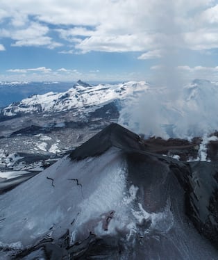 Detectan circulación de agua caliente bajo el volcán Sabancaya (Foto: IGP)