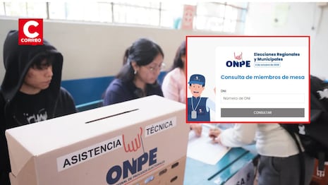 ¿Eres miembro de mesa? ONPE habilita consulta para las Elecciones Regionales y Municipales 2026