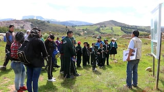 Escolares visitan sitios arqueológicos de Huamachuco
