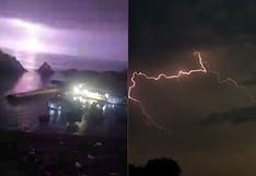 Relámpagos iluminaron el cielo en Islay y causaron alarma entre los pescadores (VIDEO)