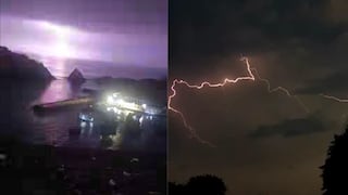 Relámpagos iluminaron el cielo en Islay y causaron alarma entre los pescadores (VIDEO)
