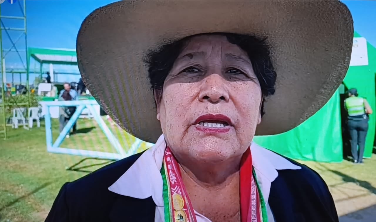Alcaldesa de Majes aún no recibe credencial del JNE y pide licencia para setiembre (Foto: Captura transmisión Canal 33 Majes TV)