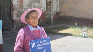 Visitación, la juez de paz de mayor edad en Huancavelica