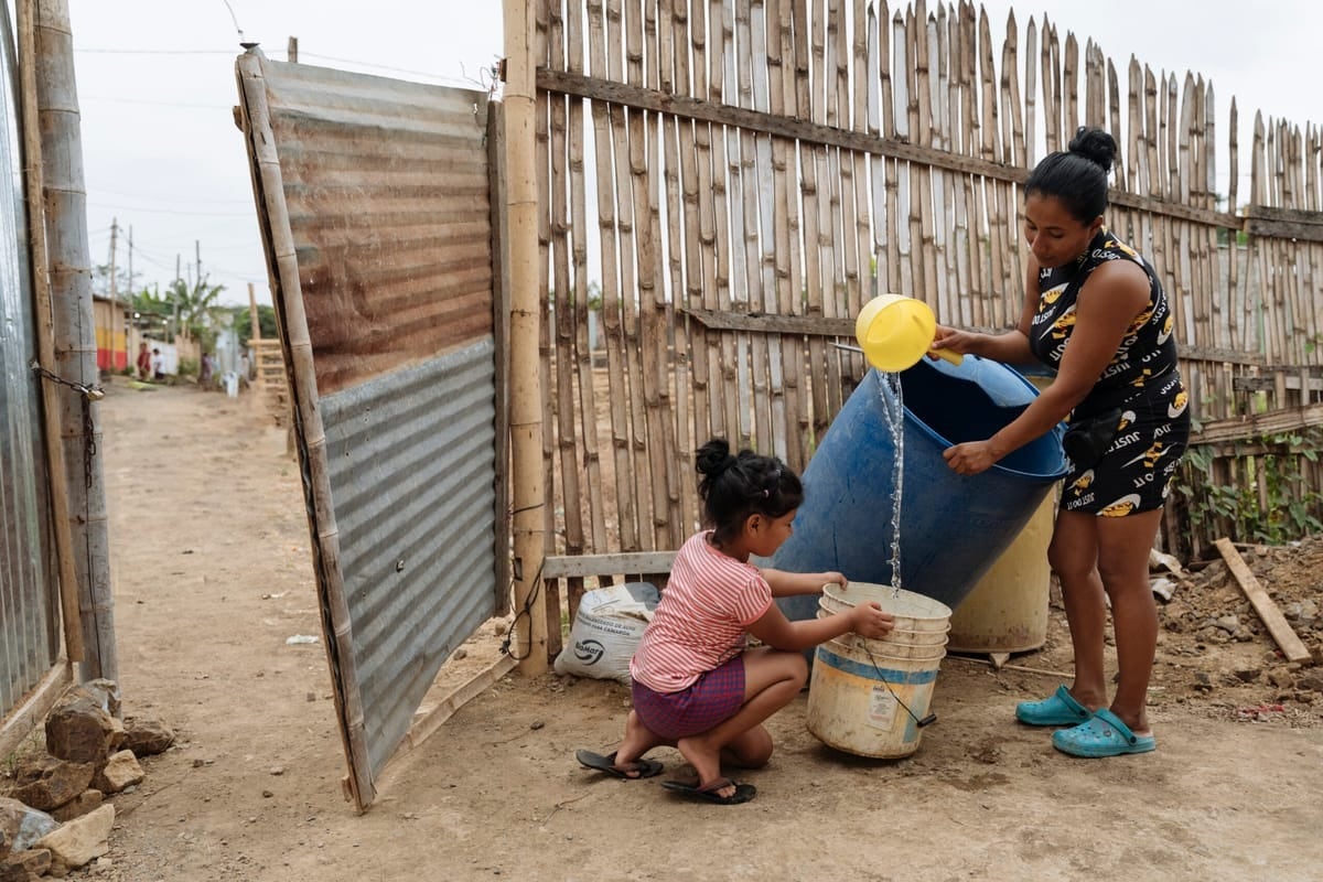 Problemas por agua no tratada.