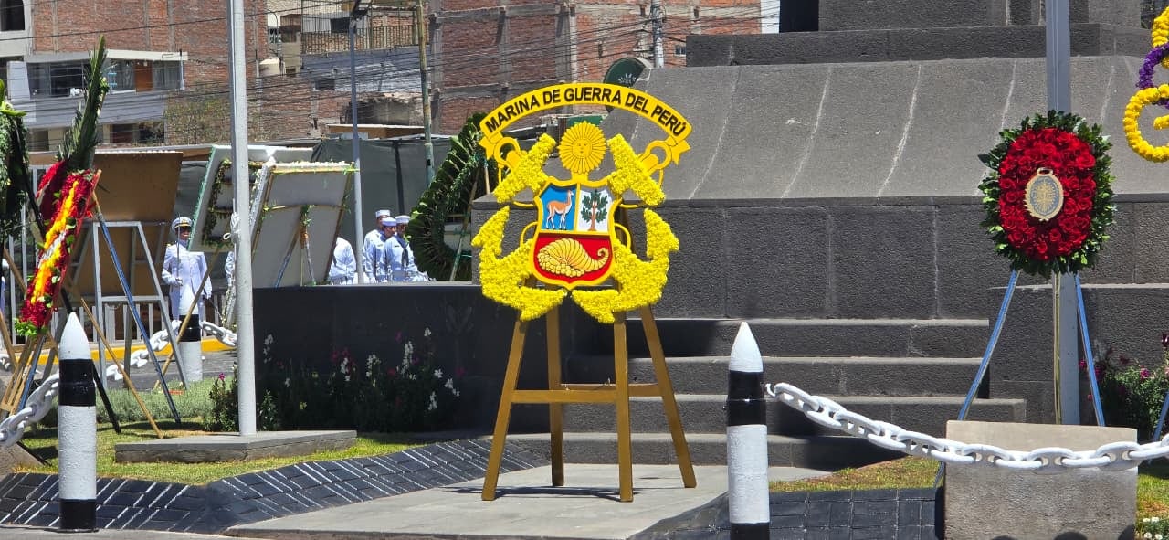 Arequipa conmemora aniversario de la Marina de Guerra y Combate de Angamos. (Foto: Omar Cruz/@photo.gec)