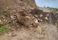 La Libertad: Reportan deslizamientos en las provincias de Bolívar y Pataz