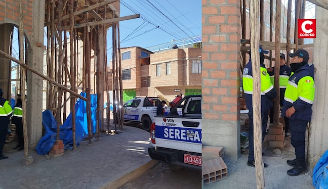 Puno: Obrero falleció tras caer de segundo piso de una vivienda en construcción