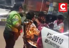 Patrullero choca con mototaxi y gestante queda herida en Tarma